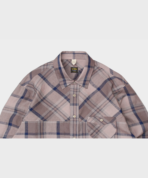 VDR（ブイディアール）の「LINEN SHIRTS [Lavender]（シャツ/ブラウス・メンズ・その他・M/L）」の3枚目の写真