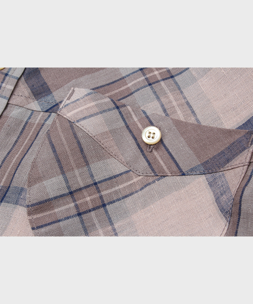 VDR（ブイディアール）の「LINEN SHIRTS [Lavender]（シャツ/ブラウス・メンズ・その他・M/L）」の4枚目の写真