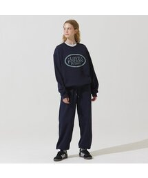 ADAUL（アダウル）の「バックポケット刺繍ジョガーパンツ - ネイビー（スウェットパンツ）」