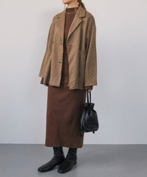 フィンガースリーブプチハイリブワンピース