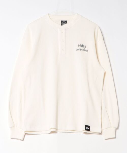 TOY MACHINE(トイ マシーン)の「TOY MACHINE/トイマシーン 長袖 Tシャツ ロンT サーマル ヘンリーネック MTMPGLT4(Tシャツ/カットソー・メンズ・オフホワイト/チャコールグレー・M/L/XL)」の17枚目の写真