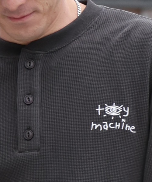 TOY MACHINE(トイ マシーン)の「TOY MACHINE/トイマシーン 長袖 Tシャツ ロンT サーマル ヘンリーネック MTMPGLT4(Tシャツ/カットソー・メンズ・オフホワイト/チャコールグレー・M/L/XL)」の15枚目の写真