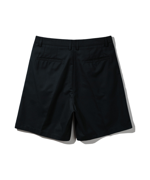 BAKKEN（バッケン）の「サイドヒドゥンバンディングツーピンタックワイドハーフパンツ BK8903_ブラック（その他パンツ・メンズ・ブラック・FREE）」の3枚目の写真