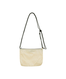 TCM mini logo ripstop cross bag (cream)