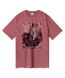 MILLION DAY（ミリオンデイ）の「MILLION WOMEN ピグメント半袖Tシャツ（Tシャツ/カットソー）」