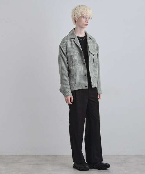 tk.TAKEO KIKUCHI（ティーケータケオキクチ）の「オフィサージャケット（ブルゾン・メンズ・ブラック/グレー系3・03/02）」の17枚目の写真