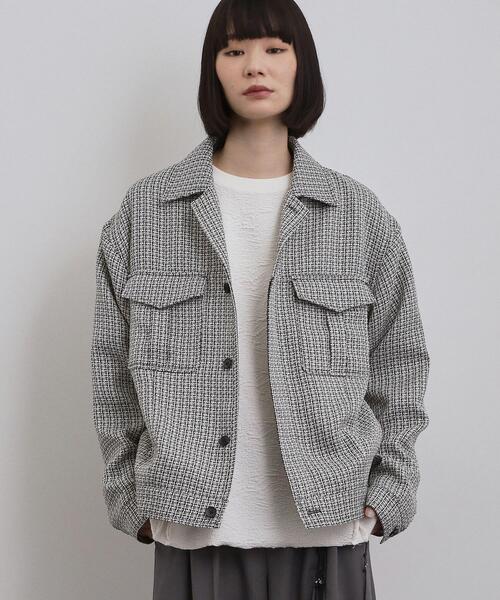 tk.TAKEO KIKUCHI（ティーケータケオキクチ）の「オフィサージャケット（ブルゾン・メンズ・ブラック/グレー系3・03/02）」の18枚目の写真