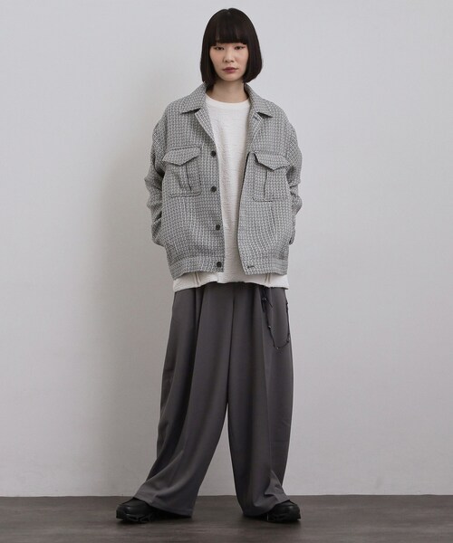 tk.TAKEO KIKUCHI（ティーケータケオキクチ）の「オフィサージャケット（ブルゾン・メンズ・ブラック/グレー系3・03/02）」の19枚目の写真