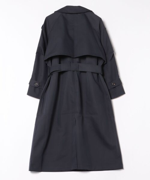 RAGEBLUE(レイジブルー)の「ツイルオーバートレンチコート(トレンチコート・レディース・ネイビー/ベージュ・FREE)」の3枚目の写真
