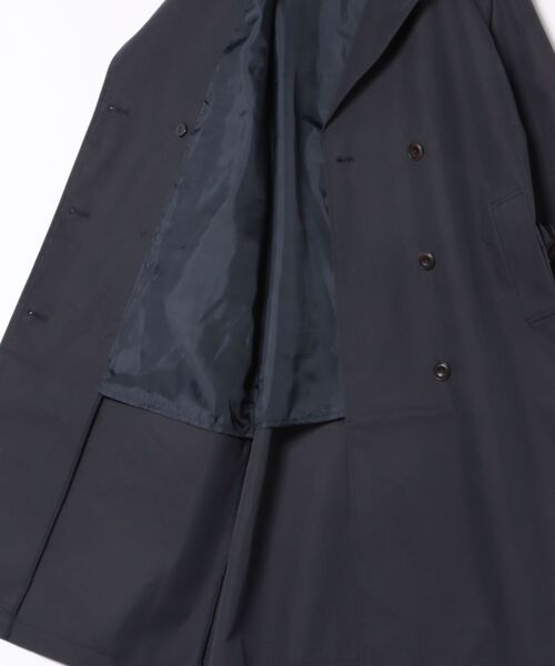 RAGEBLUE(レイジブルー)の「ツイルオーバートレンチコート(トレンチコート・レディース・ネイビー/ベージュ・FREE)」の4枚目の写真
