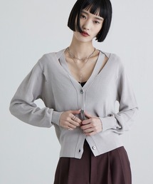 Lui's | 襟デザインVカーディガン(カーディガン/ボレロ)