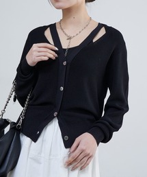 Lui's | 襟デザインVカーディガン(カーディガン/ボレロ)