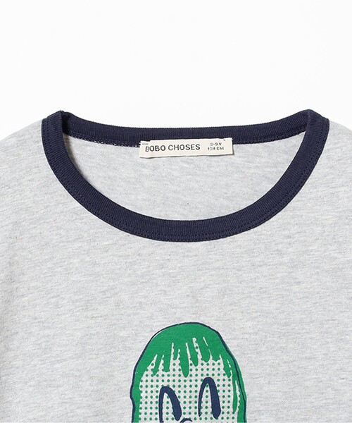BOBO CHOSES（ボボショーズ）の「BOBO CHOSES / キッズ Mr Pickles Tシャツ 2026SS（2～9才）（Tシャツ/カットソー・キッズ・ブラック系その他2・4-5Y/6-7y/8-9y/2-3Y）」の3枚目の写真