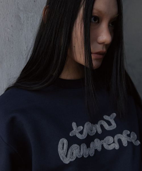 TONY LAWRENCE(トニーローレンス)の「ロゴブークル刺繍スウェットネイビー(スウェット・レディース・その他・LARGE/MEDIUM/SMALL)」の6枚目の写真