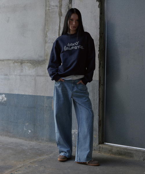 TONY LAWRENCE(トニーローレンス)の「ロゴブークル刺繍スウェットネイビー(スウェット・レディース・その他・LARGE/MEDIUM/SMALL)」の9枚目の写真
