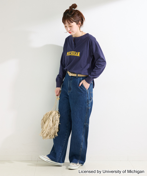 GOOD ROCK SPEED(グッドロックスピード)の「GOOD ROCK SPEED / グッドロックスピード Henley LS shirts(Tシャツ/カットソー・レディース・レッド/ネイビー/ライトグレー・FREE)」の13枚目の写真