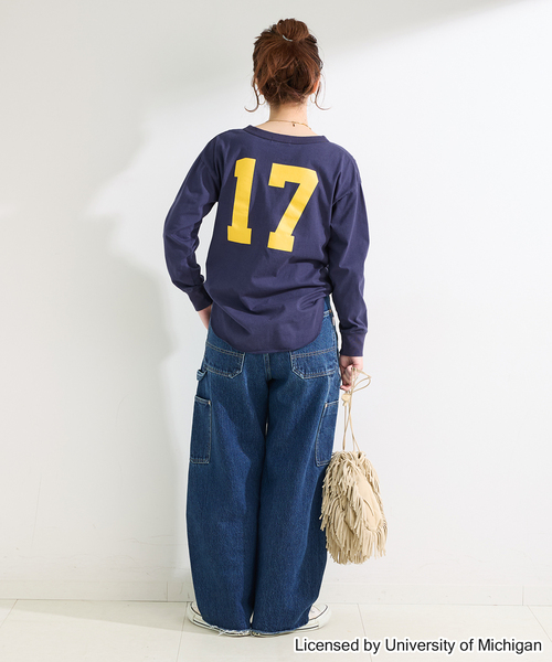 GOOD ROCK SPEED(グッドロックスピード)の「GOOD ROCK SPEED / グッドロックスピード Henley LS shirts(Tシャツ/カットソー・レディース・レッド/ネイビー/ライトグレー・FREE)」の15枚目の写真