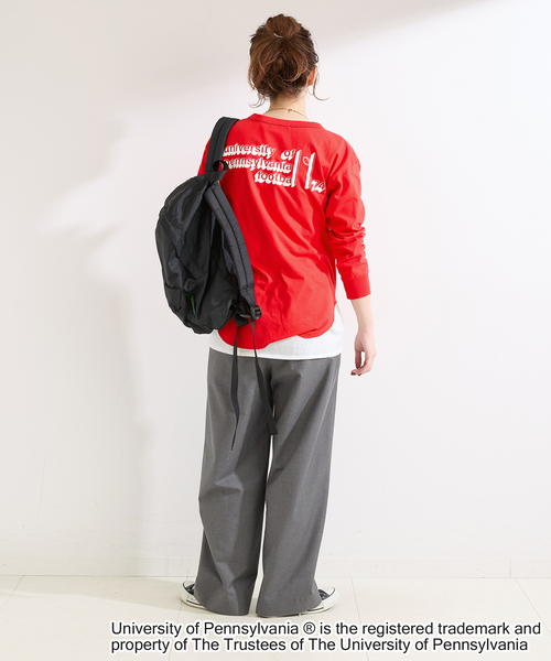 GOOD ROCK SPEED(グッドロックスピード)の「GOOD ROCK SPEED / グッドロックスピード Henley LS shirts(Tシャツ/カットソー・レディース・レッド/ネイビー/ライトグレー・FREE)」の17枚目の写真