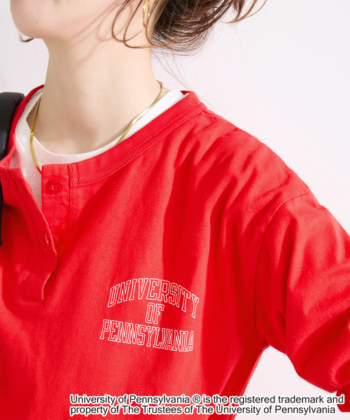 GOOD ROCK SPEED(グッドロックスピード)の「GOOD ROCK SPEED / グッドロックスピード Henley LS shirts(Tシャツ/カットソー・レディース・レッド/ネイビー/ライトグレー・FREE)」の22枚目の写真