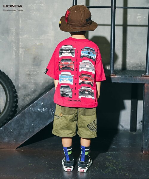 F.O.KIDS(エフオーキッズ)の「HONDAコラボハーフパンツ(その他パンツ・キッズ・ベージュ/ブラック/カーキ・80/90/100/110/120/130/140/150)」の7枚目の写真