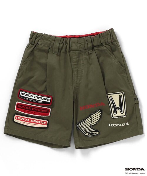 F.O.KIDS(エフオーキッズ)の「HONDAコラボハーフパンツ(その他パンツ・キッズ・ベージュ/ブラック/カーキ・80/90/100/110/120/130/140/150)」の4枚目の写真