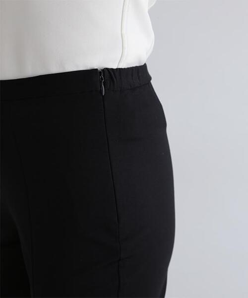LE PHIL（ルフィル）の「◆ハイストレッチフロントスリットパンツ（その他パンツ・レディース・ブラック/ネイビー・2/0/1/00）」の9枚目の写真