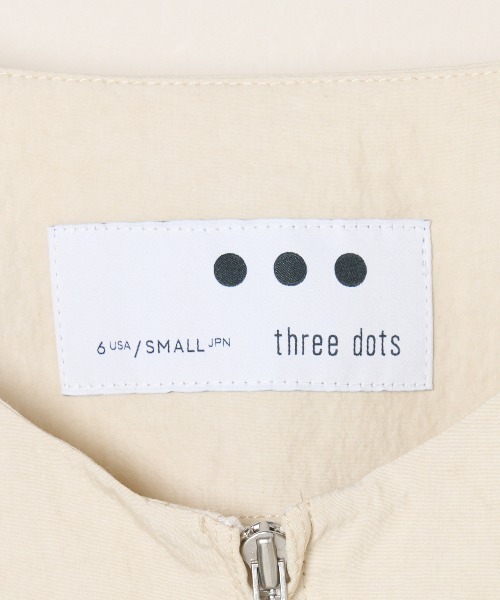 threedots スリードッツ サン ドライドクロス ジャケット サン ドライドクロス ジャケット（その他アウター）｜three dots