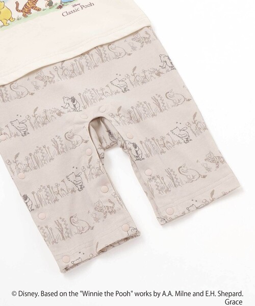 fillot de bebe reduction（フィヨデュベベルダクティオン）の「【お揃い】【クラシックプー】カバーオール(70~80cm)（ロンパース・キッズ・ベージュ系その他・80ｃｍ/70cm）」の11枚目の写真