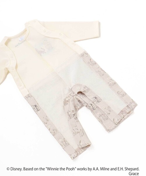 fillot de bebe reduction（フィヨデュベベルダクティオン）の「【お揃い】【クラシックプー】カバーオール(70~80cm)（ロンパース・キッズ・ベージュ系その他・80ｃｍ/70cm）」の12枚目の写真