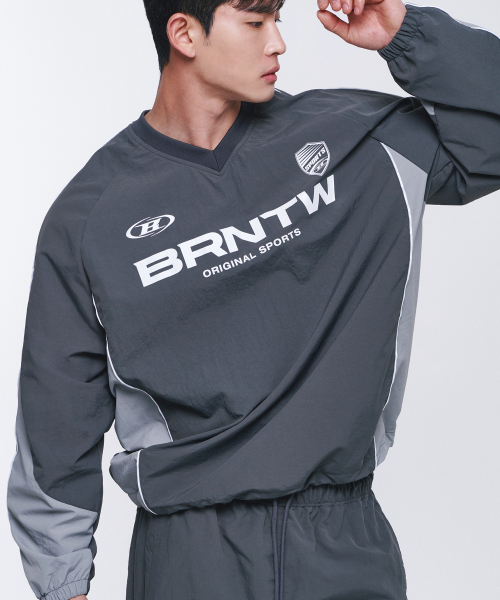 BORN TO WIN（ボーントゥウィン）の「BRNTW VENTILATION NYLON TOP [CHARCOAL]（Tシャツ/カットソー・メンズ・その他・1/2/3/4）」の3枚目の写真