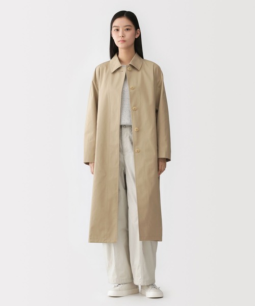 Labo」買い足し服 春の「MUJI 高密度コットンシングルブレストコート Labo MUJI | オフィシャルサイト ミーナ official mina ジャケット・アウター