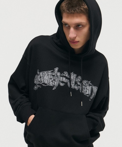 ILL'S(イルズ)の「ARCH LOGO PULLOVER HOODIE / アーチロゴ プルオーバー フーディ メンズ レディース ユニセックス(スウェット・メンズ・ライム/ブラック/チャコールグレー/グレー・M/L)」の2枚目の写真
