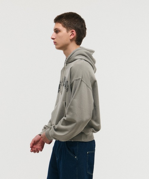 ILL'S(イルズ)の「ARCH LOGO PULLOVER HOODIE / アーチロゴ プルオーバー フーディ メンズ レディース ユニセックス(スウェット・メンズ・ライム/ブラック/チャコールグレー/グレー・M/L)」の20枚目の写真
