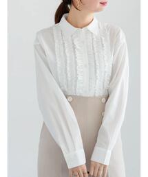 Te chichi | フロントフリルシャツ(シャツ/ブラウス)