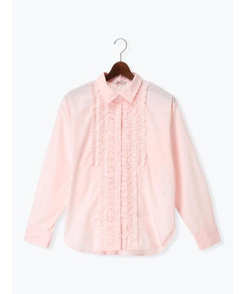 Te chichi（テチチ）の「フロントフリルシャツ《2026 spring catalog item》（シャツ/ブラウス・レディース・ブルー/オフホワイト/イエロー/ピンク・F）」の11枚目の写真