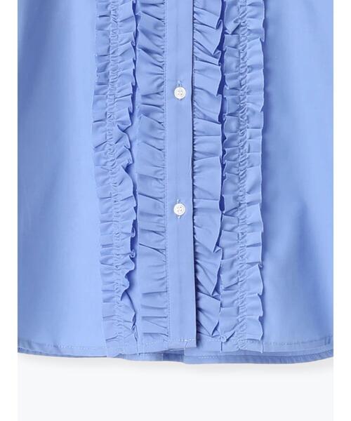 Te chichi（テチチ）の「フロントフリルシャツ《2026 spring catalog item》（シャツ/ブラウス・レディース・ブルー/オフホワイト/イエロー/ピンク・F）」の17枚目の写真