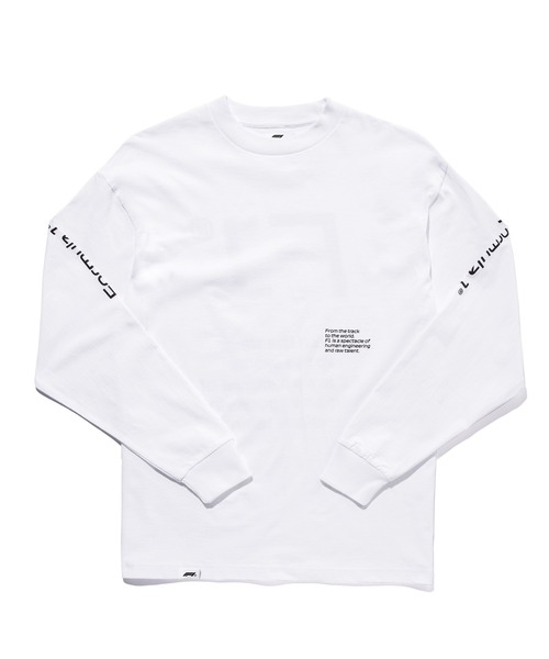 FORMULA 1（フォーミュラワン）の「Logo Long Sleeve T（Tシャツ/カットソー・メンズ・ブラック/ホワイト・X-LARGE/LARGE/MEDIUM/SMALL）」の2枚目の写真