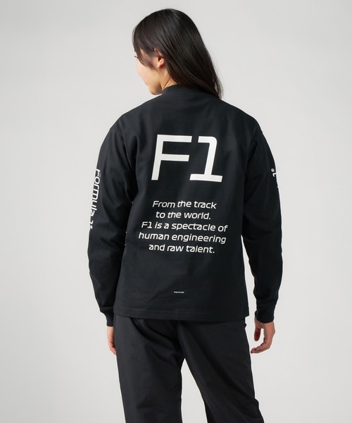 FORMULA 1（フォーミュラワン）の「Logo Long Sleeve T（Tシャツ/カットソー・メンズ・ブラック/ホワイト・X-LARGE/LARGE/MEDIUM/SMALL）」の3枚目の写真