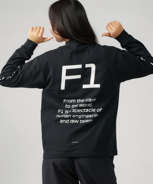 FORMULA 1（フォーミュラワン）の「Logo Long Sleeve T（Tシャツ/カットソー・メンズ・ブラック/ホワイト・X-LARGE/LARGE/MEDIUM/SMALL）」の5枚目の写真
