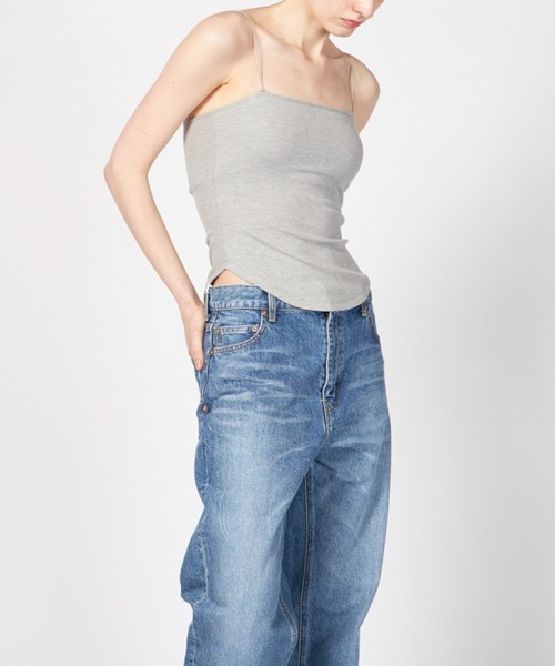 CLANE(クラネ)の「CLANE THIN CODE CAMISOLE(その他トップス・レディース・ブラック/グレー/ホワイト・2/1)」の6枚目の写真