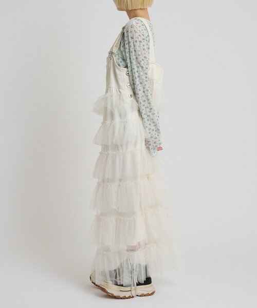 w closet（ダブルクローゼット）の「花柄パッチワークT（Tシャツ/カットソー・レディース・サックスブルー/アイボリー/ピンク・FREE）」の19枚目の写真