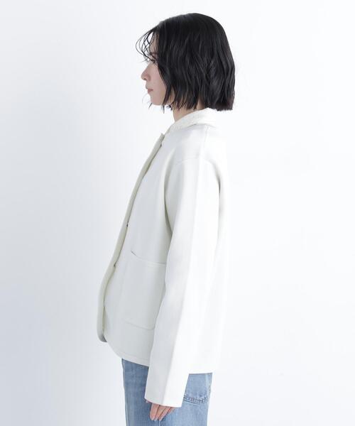 N.（N. Natural Beauty Basic）（エヌエヌナチュラルビューティーベーシック）の「ゴールドボタンニットカーディガン（カーディガン/ボレロ・レディース・ネイビー/ブルー/オフホワイト・ﾌﾘ-）」の16枚目の写真
