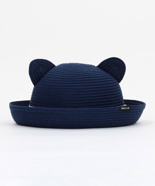 COMME CA ISM（コムサイズム）の「洗える耳付き ブレードハット（ハット・キッズ・キナリ/ネイビー・MEDIUM/LARGE）」の3枚目の写真