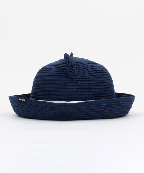 COMME CA ISM（コムサイズム）の「洗える耳付き ブレードハット（ハット・キッズ・キナリ/ネイビー・MEDIUM/LARGE）」の4枚目の写真