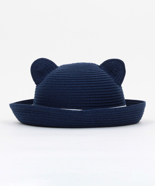 COMME CA ISM（コムサイズム）の「洗える耳付き ブレードハット（ハット・キッズ・キナリ/ネイビー・MEDIUM/LARGE）」の5枚目の写真