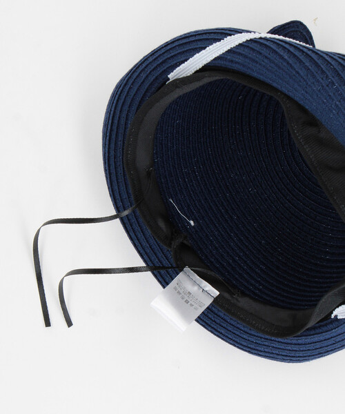 COMME CA ISM（コムサイズム）の「洗える耳付き ブレードハット（ハット・キッズ・キナリ/ネイビー・MEDIUM/LARGE）」の7枚目の写真