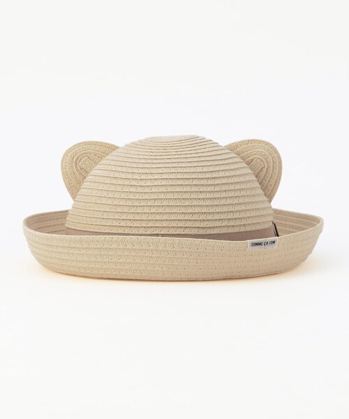 COMME CA ISM（コムサイズム）の「洗える耳付き ブレードハット（ハット・キッズ・キナリ/ネイビー・MEDIUM/LARGE）」の10枚目の写真