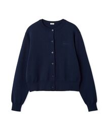 【ウォッシャブル】【UVカット】クロップドフォルムカーディガン