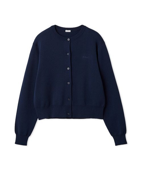 Mila Owen（ミラオーウェン）の「クロップドフォルムカーディガン（カーディガン/ボレロ・レディース・ネイビー/グレー/ライム/ブルー・0/1）」の3枚目の写真