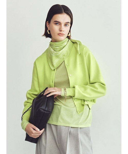 クロップドフォルムカーディガン（カーディガン/ボレロ）｜Mila Owen